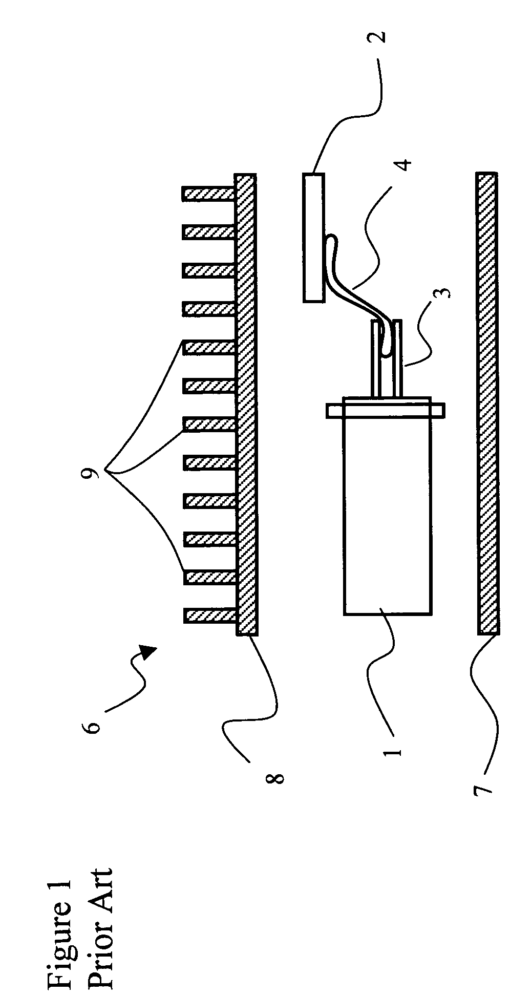 Heat sink tab for optical sub-assembly