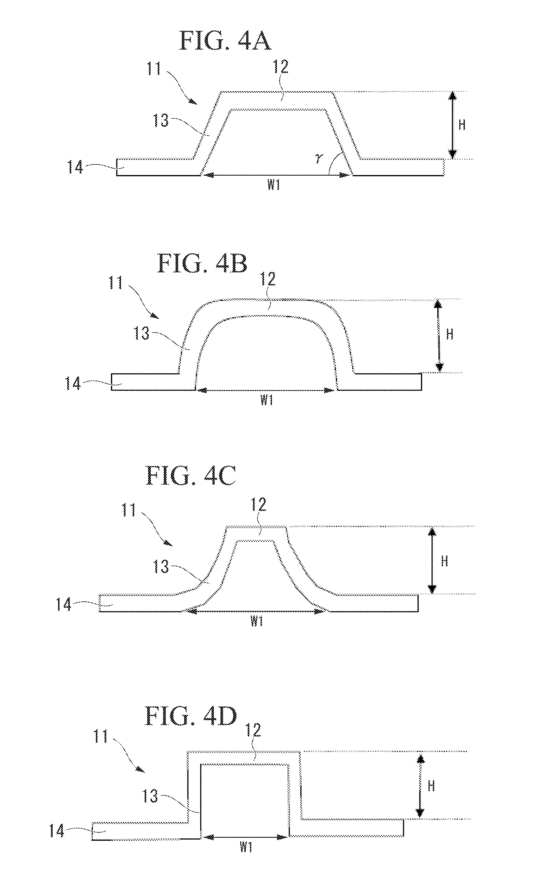 Fiber reinforced composite material structure, composite material molded body using the same, and manufacturing method therefor
