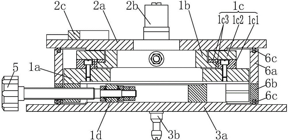 High-accuracy two-layer collimating guide rail