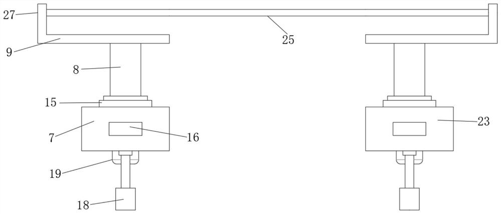 A numerical control machining drilling tool that can adjust the longitudinal height on the x and y axes arbitrarily