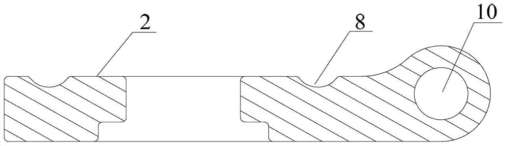 Shock absorber device of medium-sized and heavy type trucks