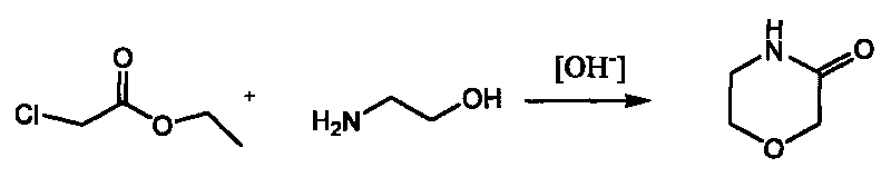 Preparation method of 3-morpholone