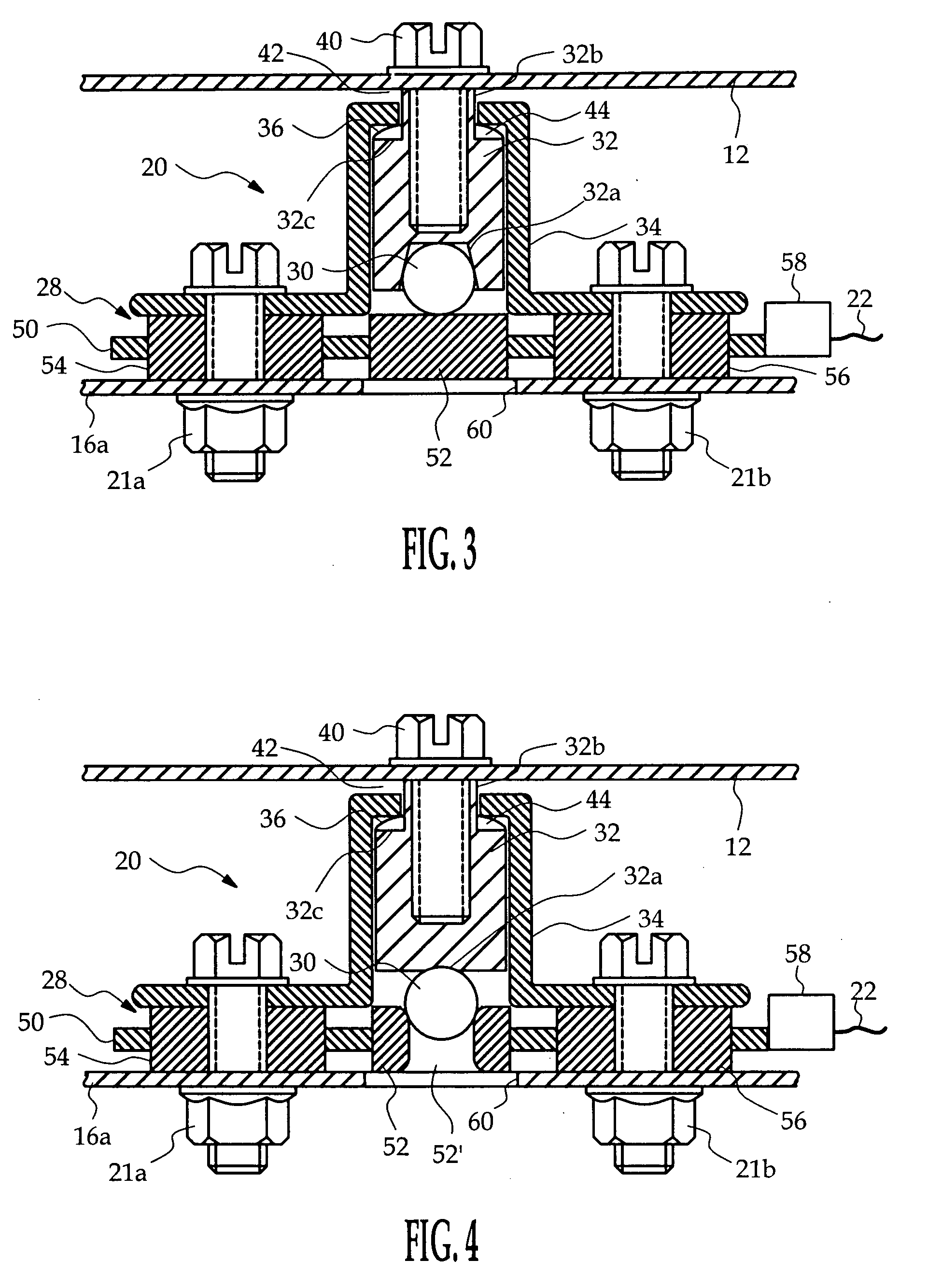 Frame-based occupant weight estimation load cell with ball-actuated force sensor