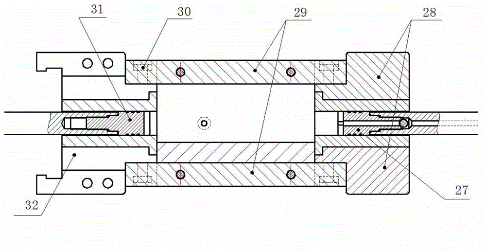 Plastic vibration processing and sample molding integration test equipment and method