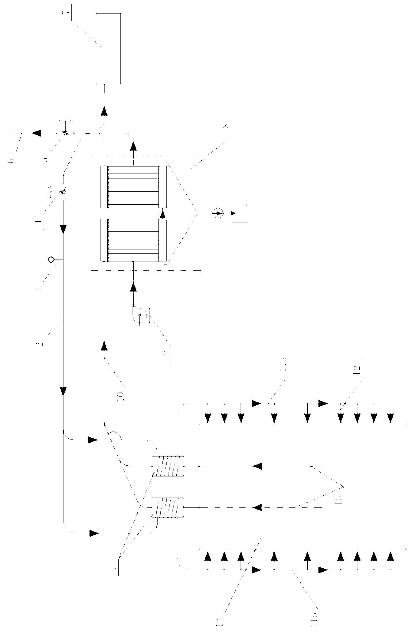 Process and device for carbon-free roasting of molybdenum concentrate in multi-hearth furnace