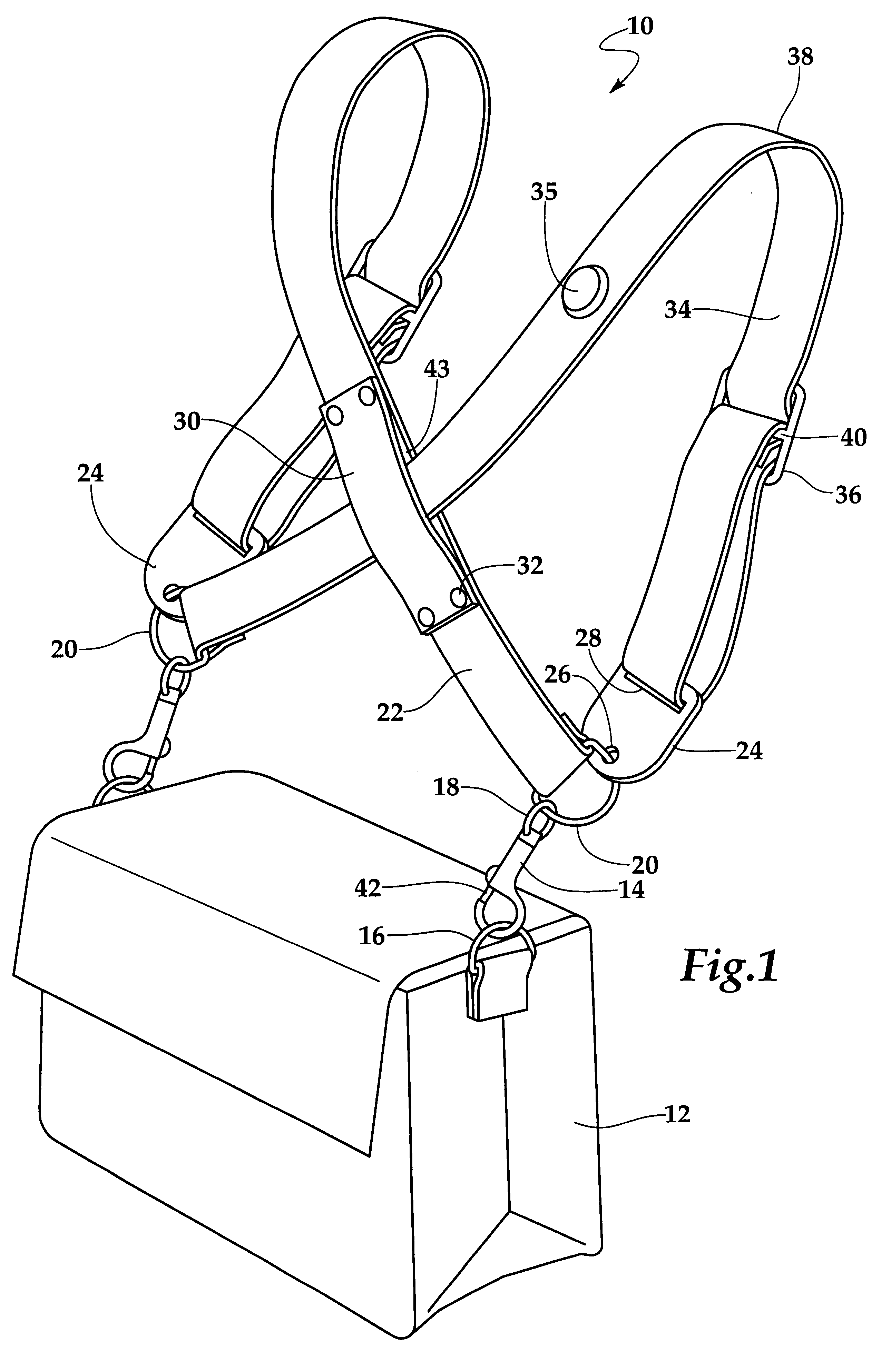 Dual strap system for conversion of bags to backpacks