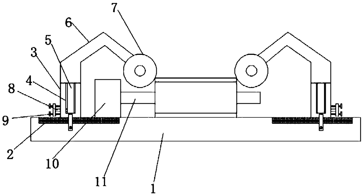 Polishing device for machining of hardware parts