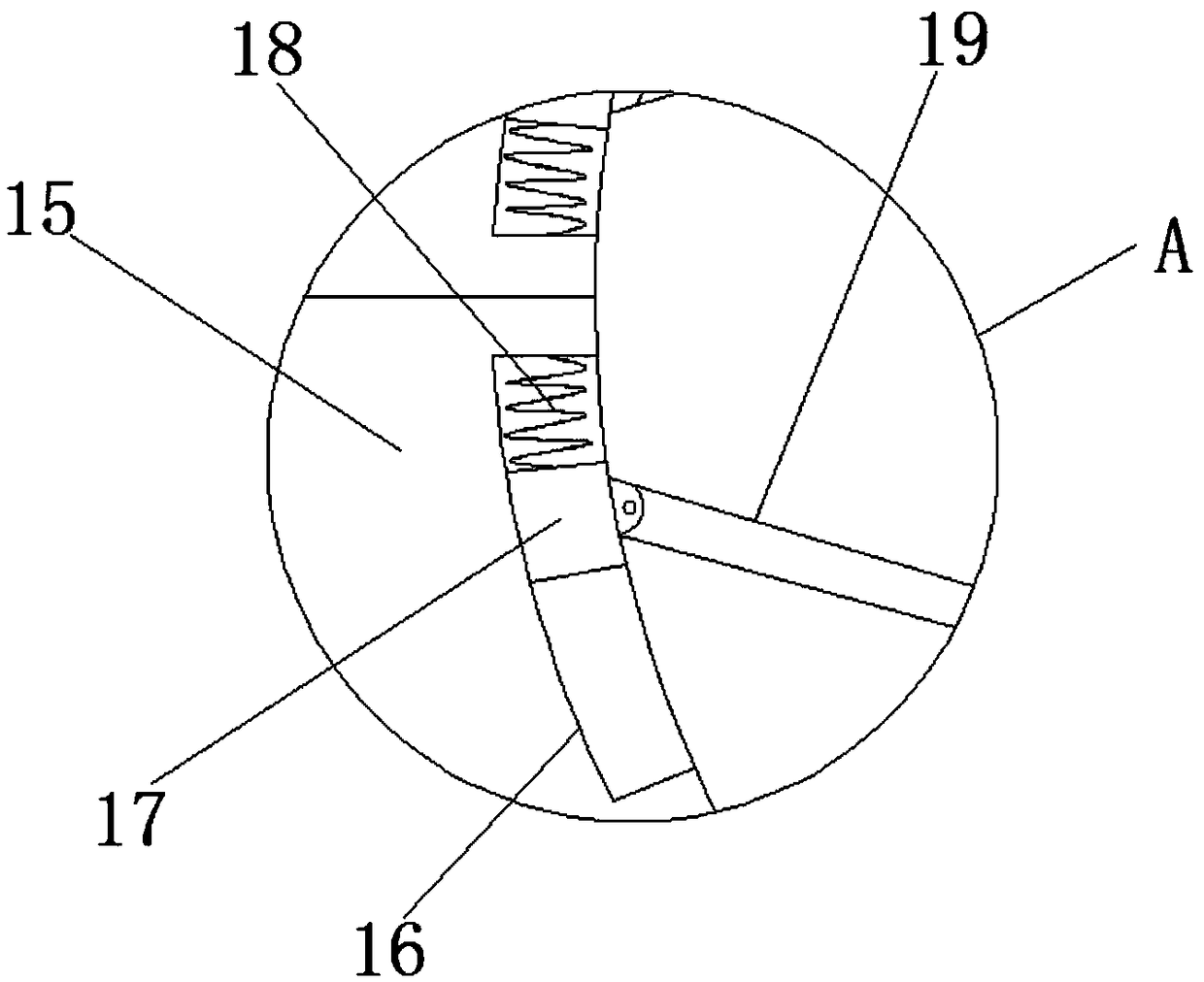 Polishing device for machining of hardware parts