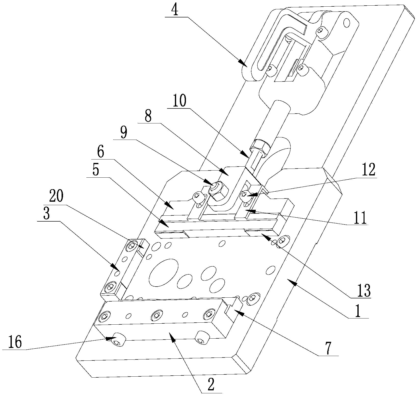 Jig of machining box