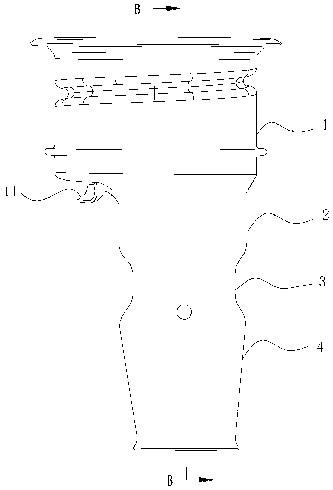 Oil filling nozzle with high accuracy of gun tripping during oil filling