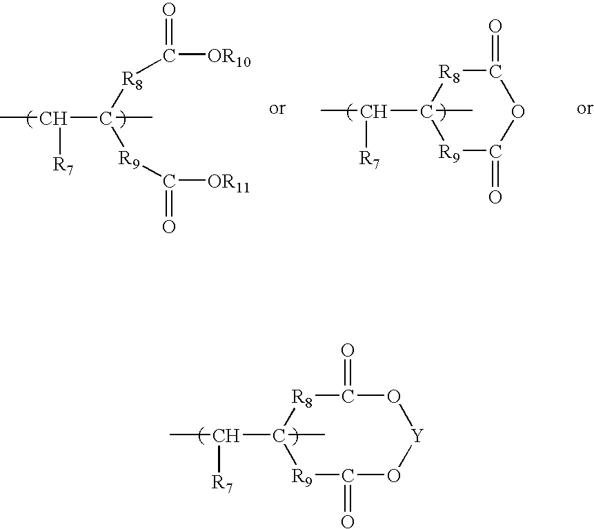 Anionic polymers composed of dicarboxylic acids and uses thereof