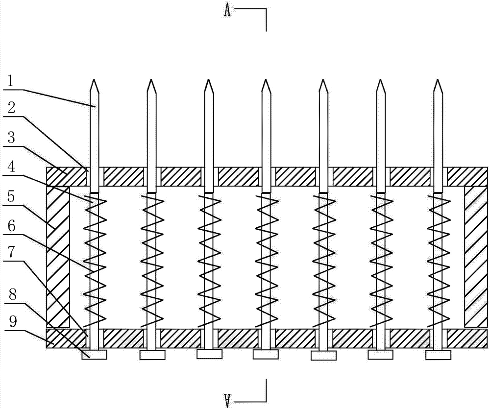 Aluminum plastic blister plate tablet stripping device and working method thereof