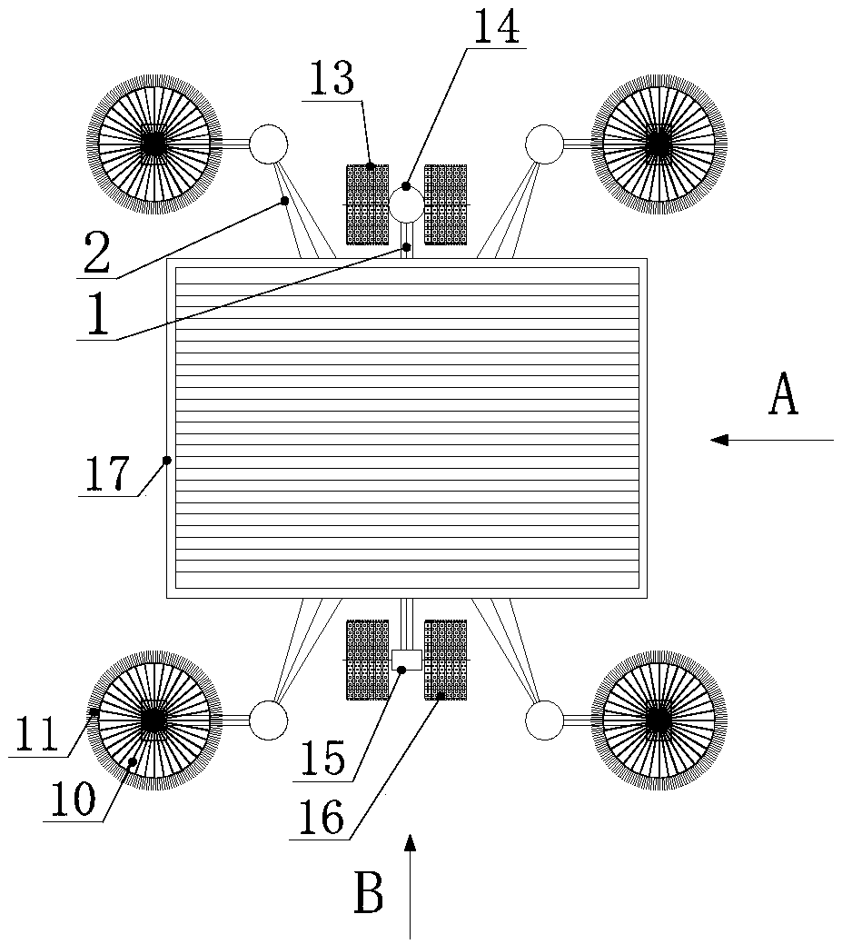 Device capable of automatically cruising on ridges for weeding