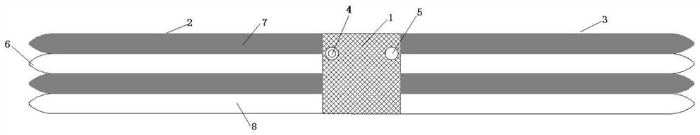Textile wine ribbon and manufacturing method thereof