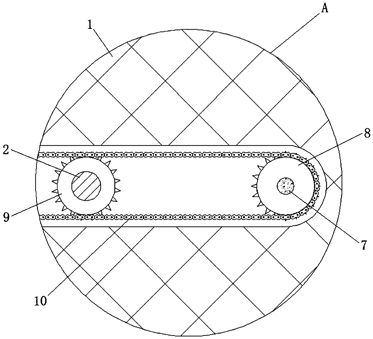Centrifugal force-based self-regulating singeing device for textile