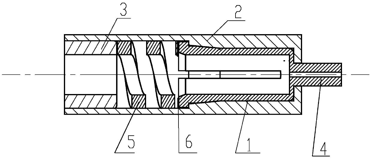 Mandrel of pressing type dental high-speed turbine handpiece