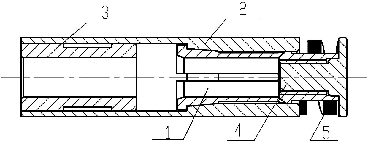 Mandrel of pressing type dental high-speed turbine handpiece