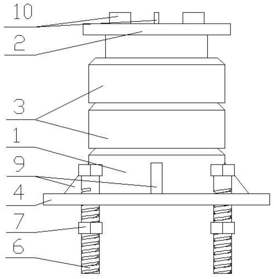 Supporting device capable of being leveled