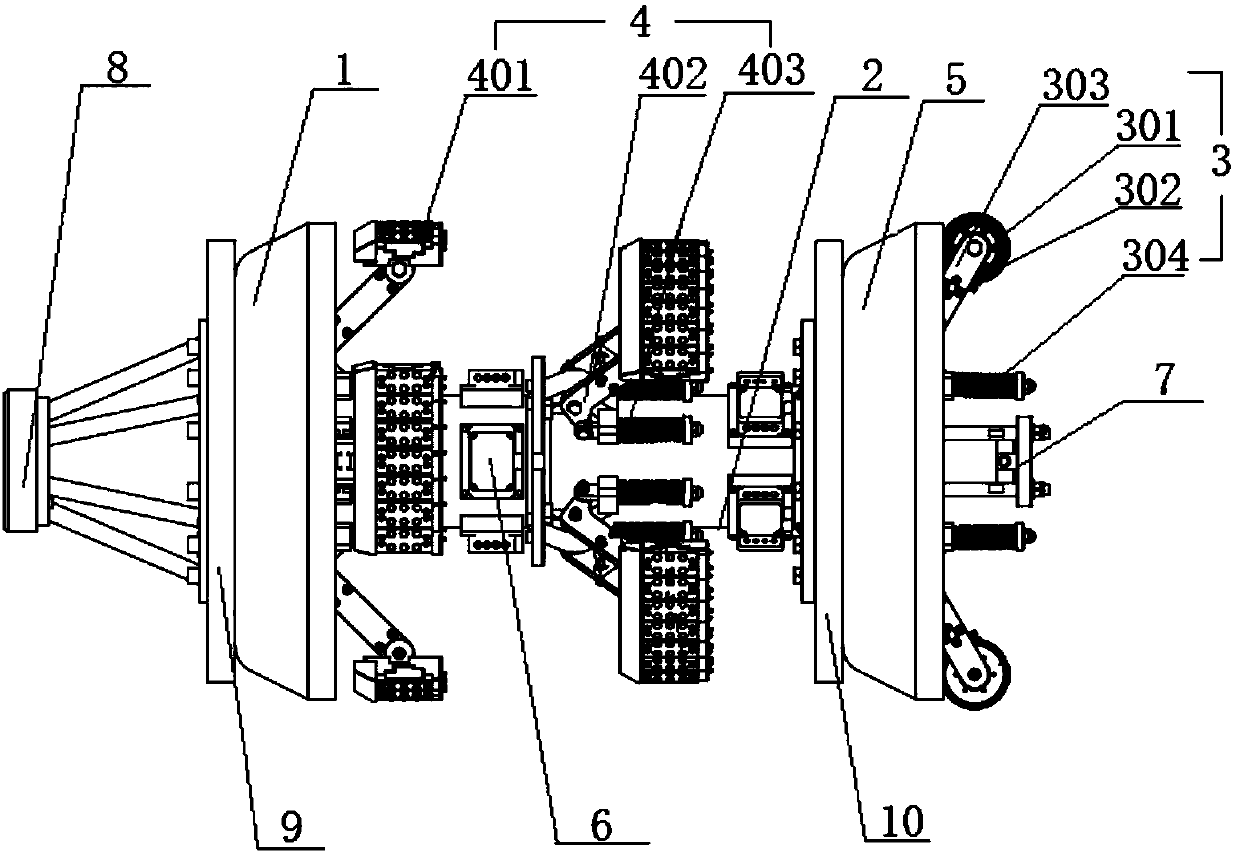 Detection device and detection method for oil stealing branch pipes in pipeline