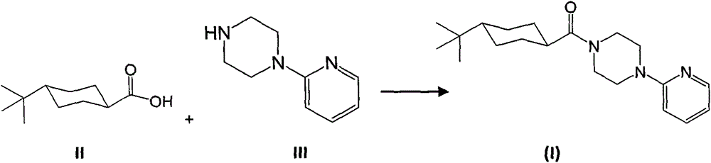 2-pyridyl trans-cyclohexane amide compound and application thereof