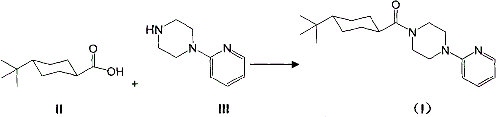 2-pyridyl trans-cyclohexane amide compound and application thereof