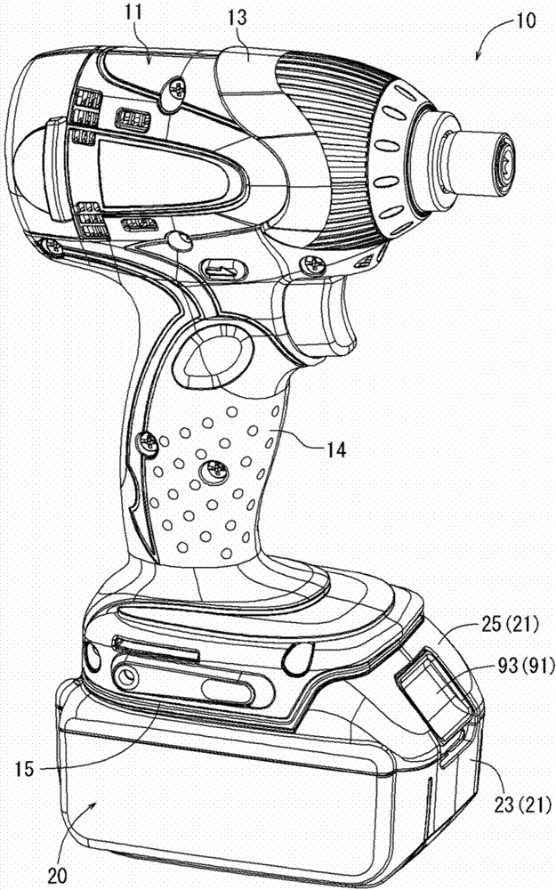 Battery packs for electric tools