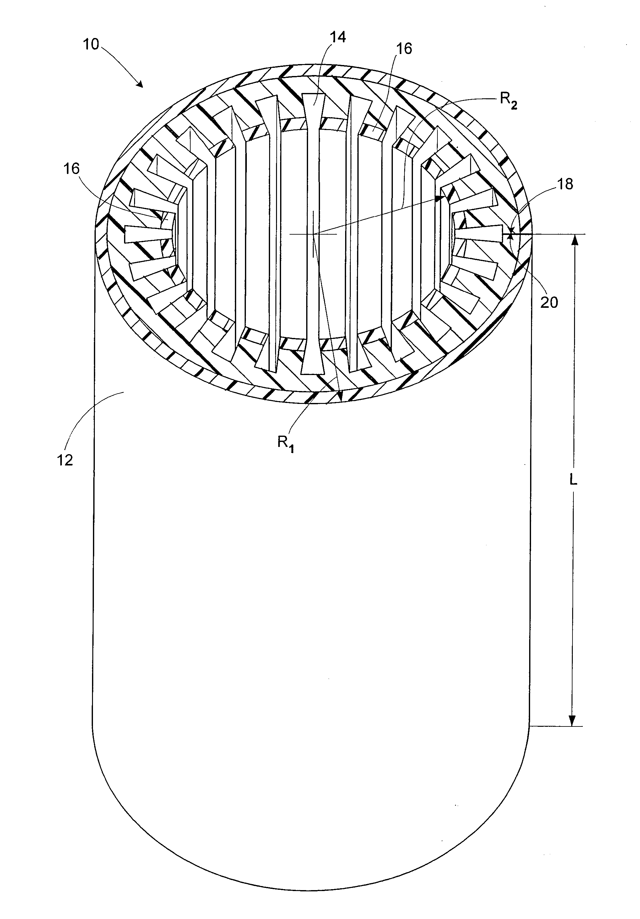 Composite sandwich panels and method of forming round corners in composite sandwich panels