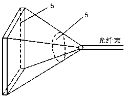 Active camera system for measuring projectile flight state and its measurement method