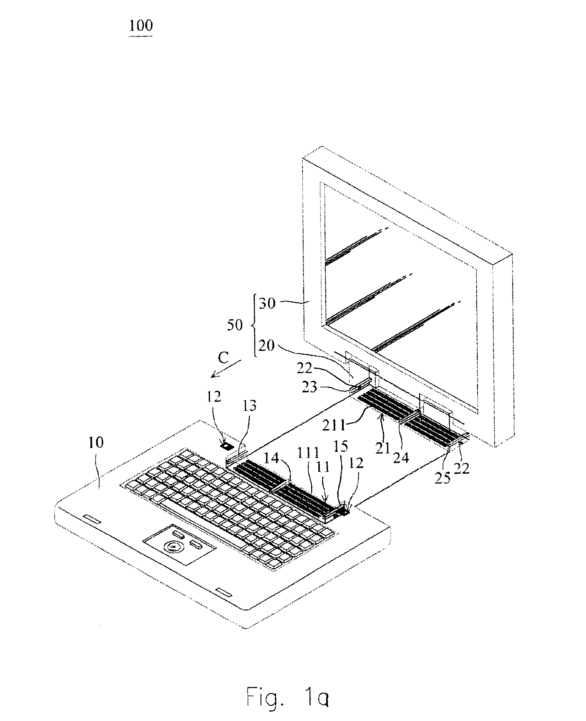 LCD panel and notebook computer incorporating the same