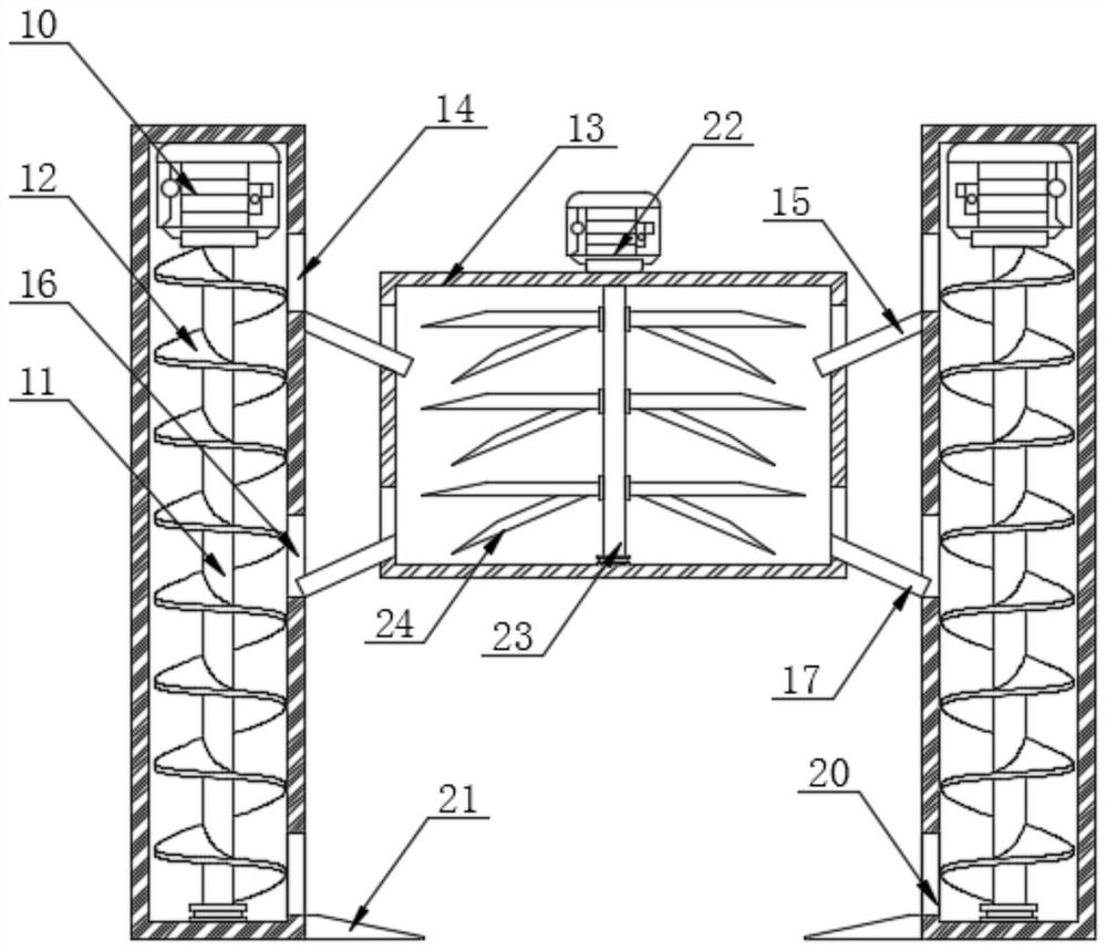 Engineering treatment device suitable for municipal gardens and flower management and cultivation