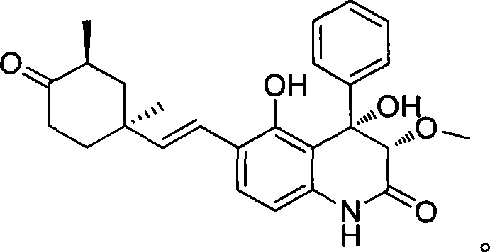 A kind of preparation method of quinolinone alkaloid and its application as environment-friendly marine biological antifouling agent