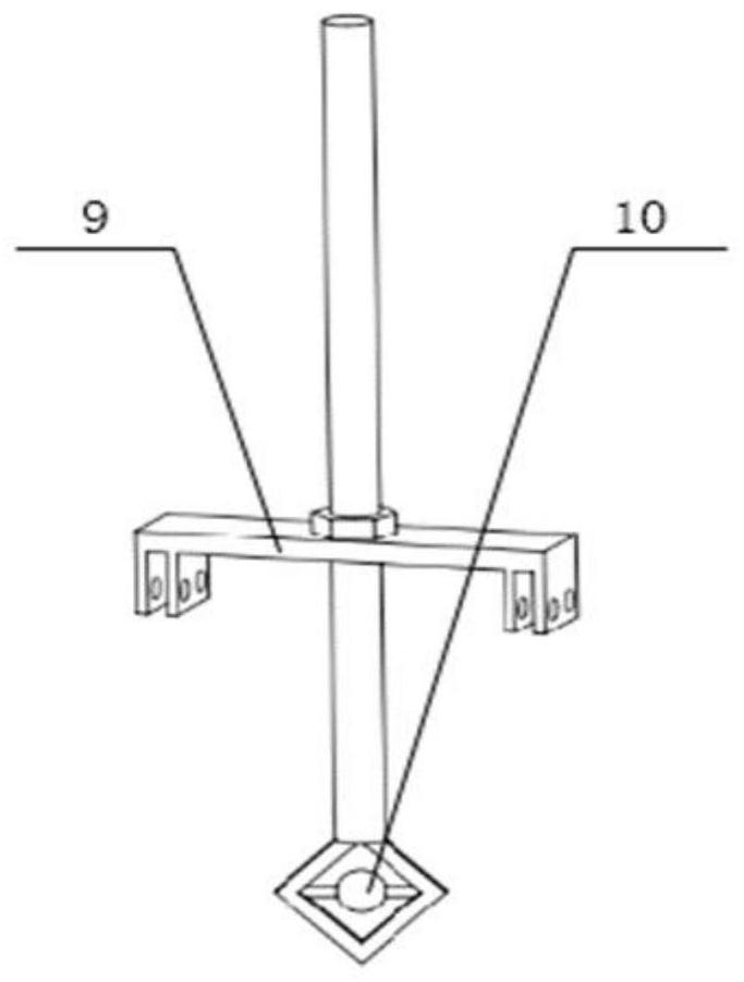 Experimental device and application method of vortex-induced vibration piezoelectric energy harvester in water flow