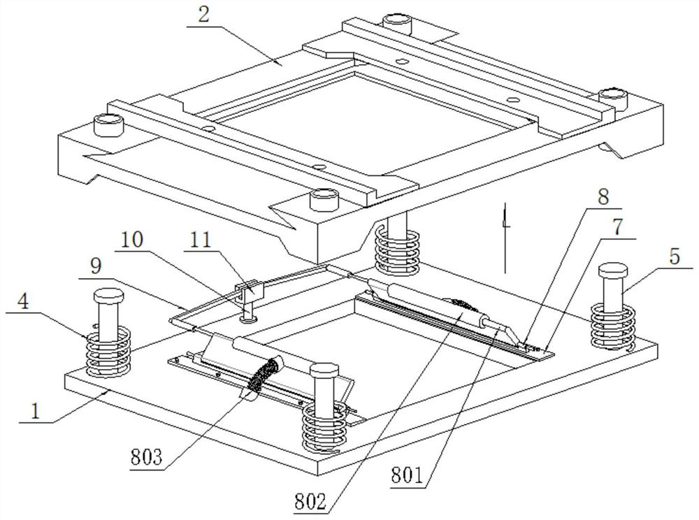 A kind of booster device for numerical control punching machine that reduces punching time