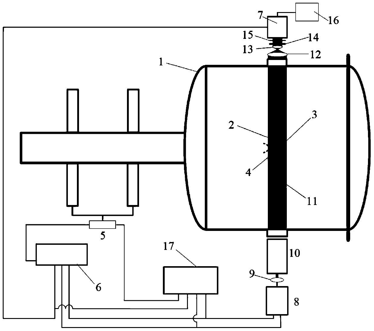 A system and method for measuring the three-dimensional structure of a hypervelocity collision debris cloud