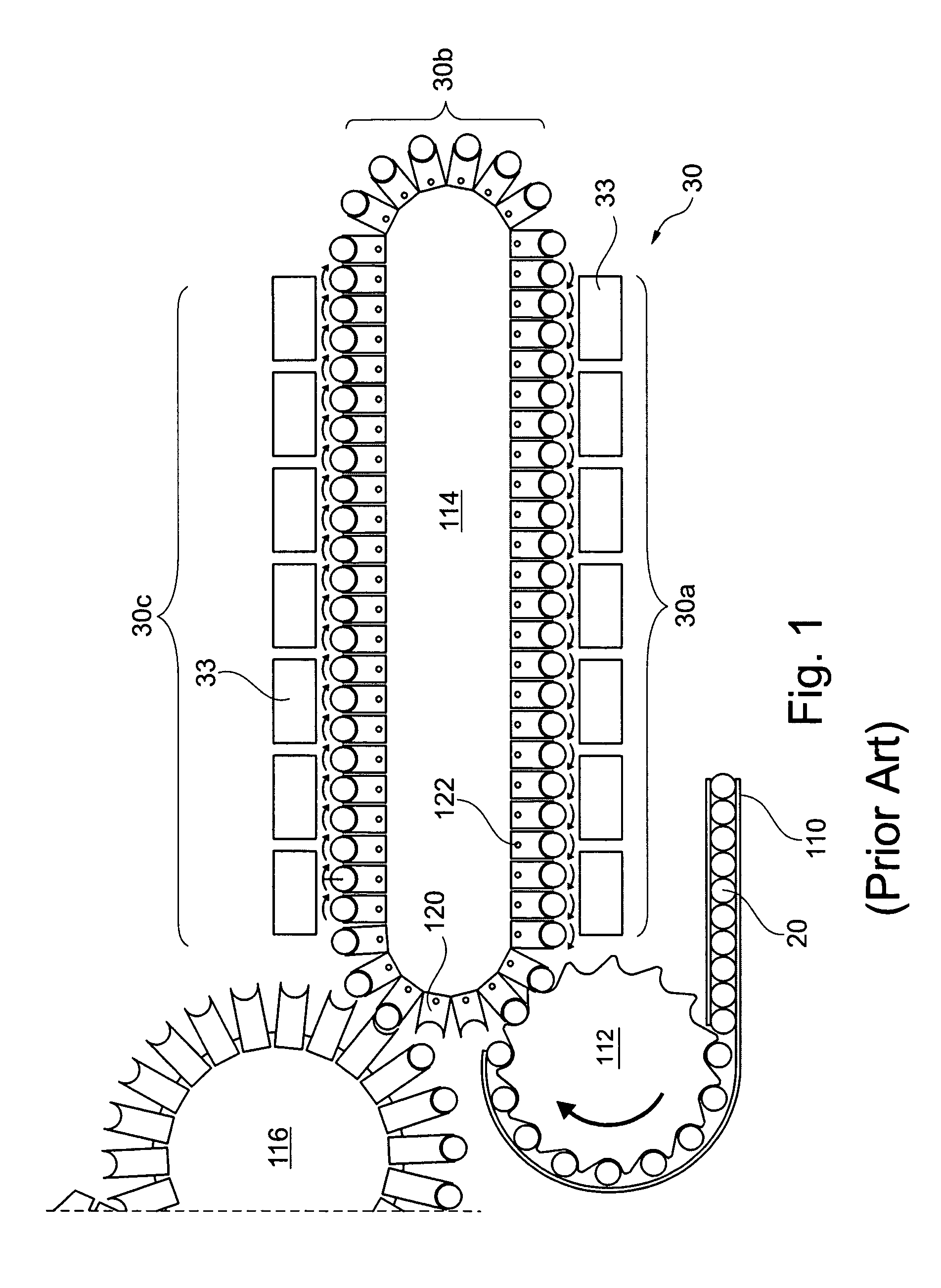 Method and device for cooling of IR emitters for preforms