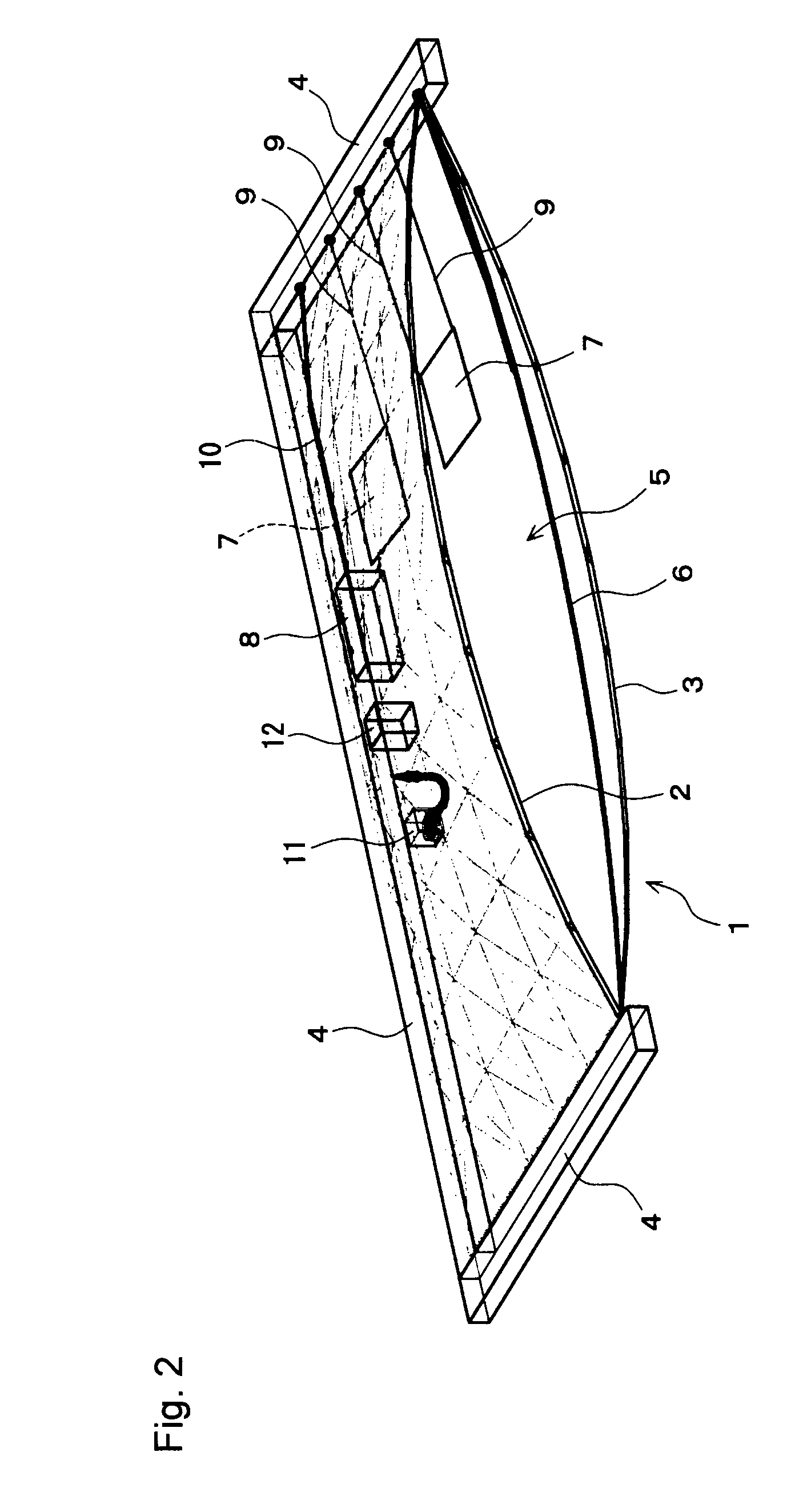 Enclosure structure for building