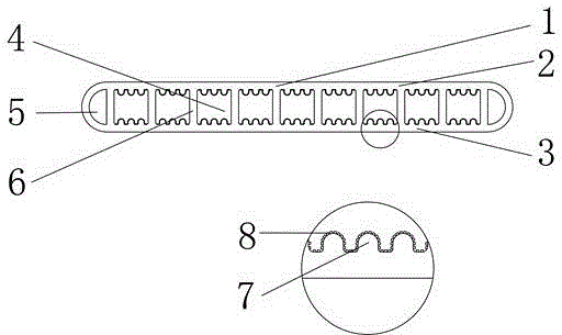 Preparation methods for novel multi-scale flat aluminum belt heat pipe