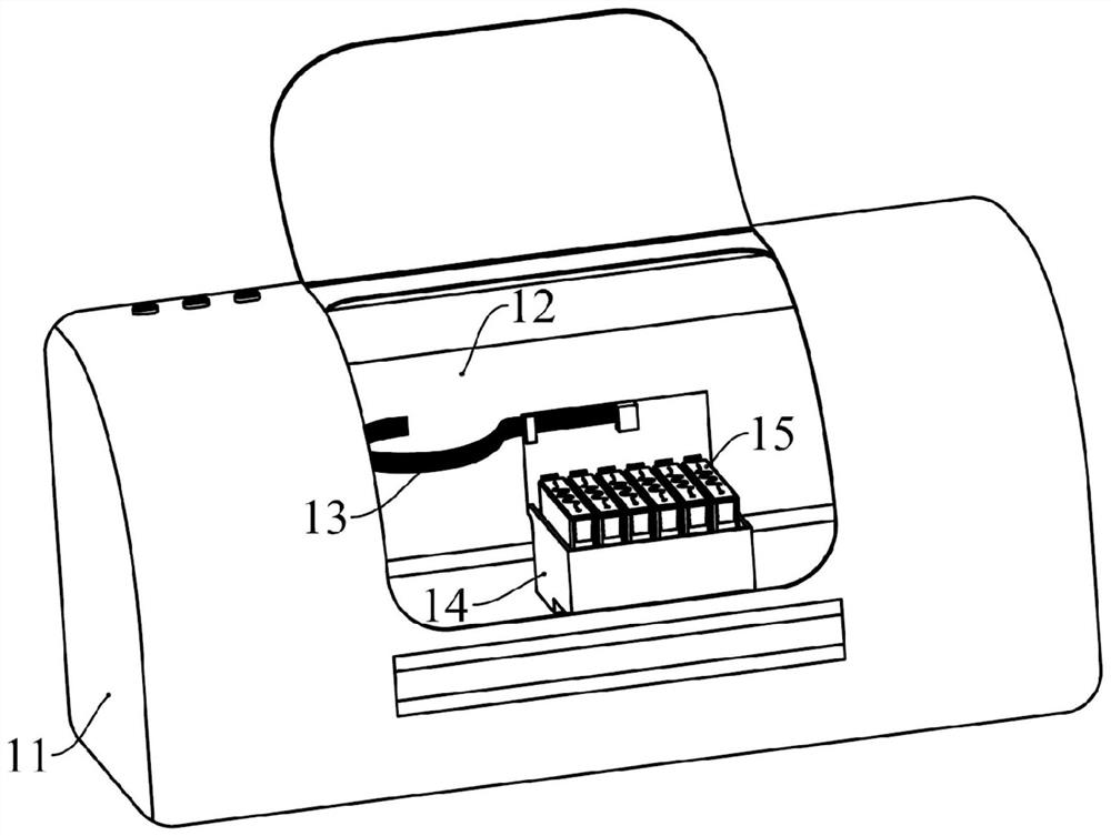 Connecting piece, consumable chip, consumable container, electronic imaging equipment and method for installing connecting piece and consumable container