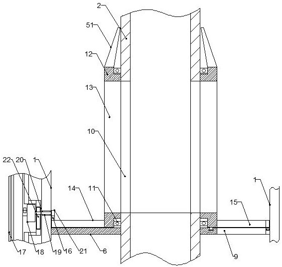 Middle-deep geothermal heat energy conversion device used in winter and summer