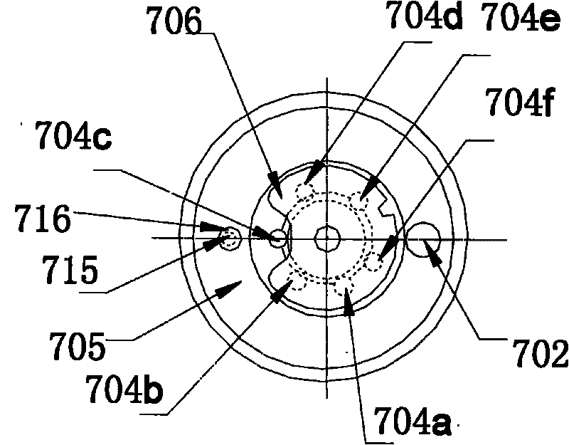 Electric flow distributor