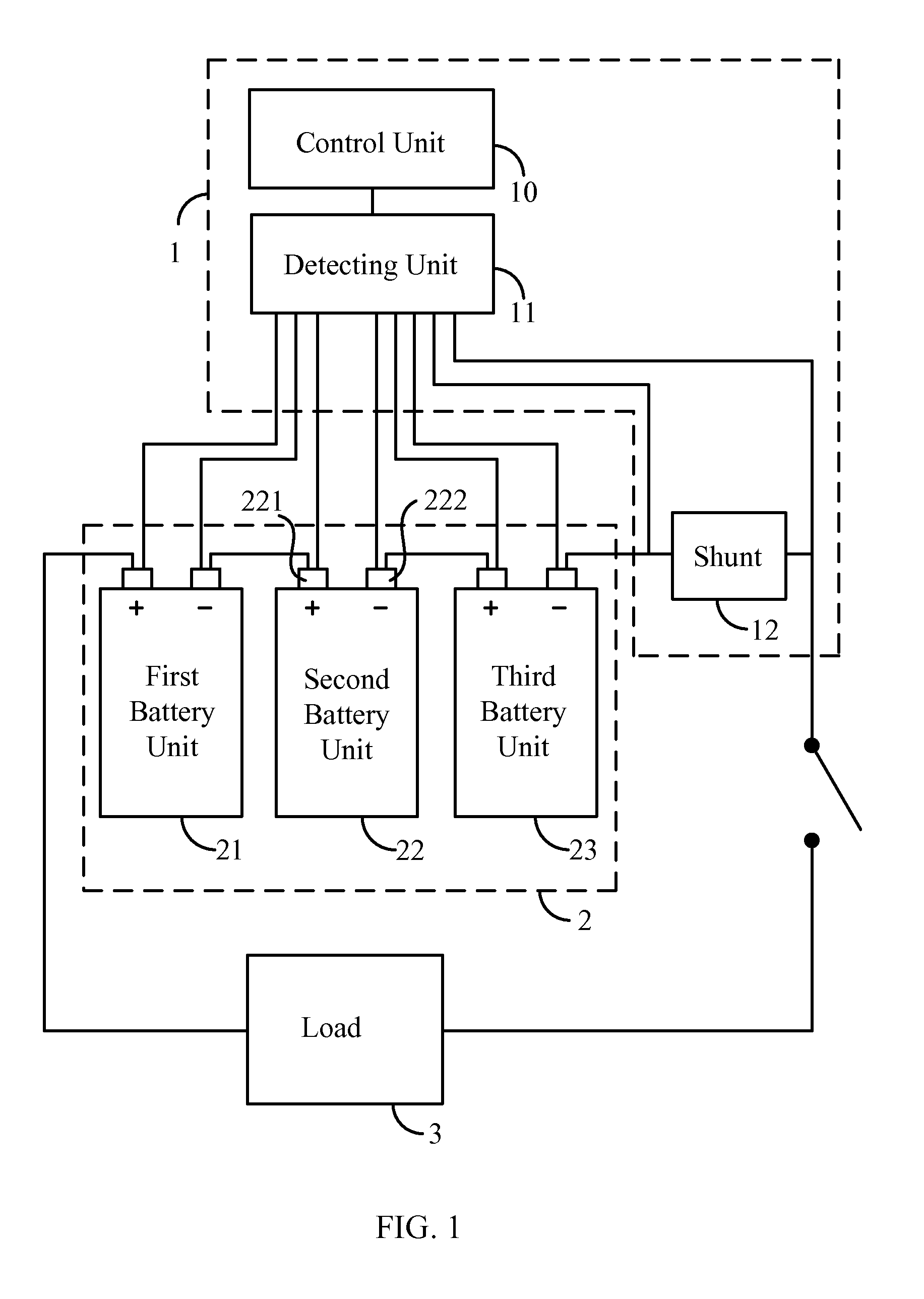Battery module state detection method
