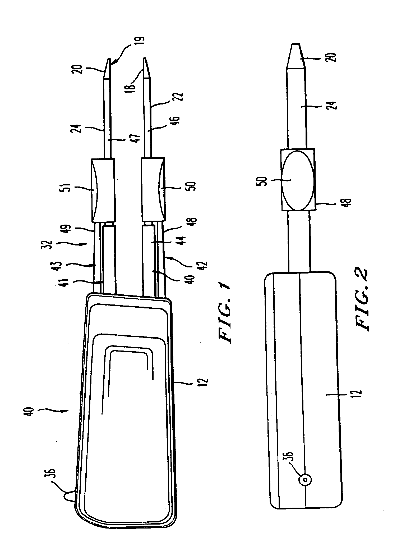 Thermal cautery surgical forceps