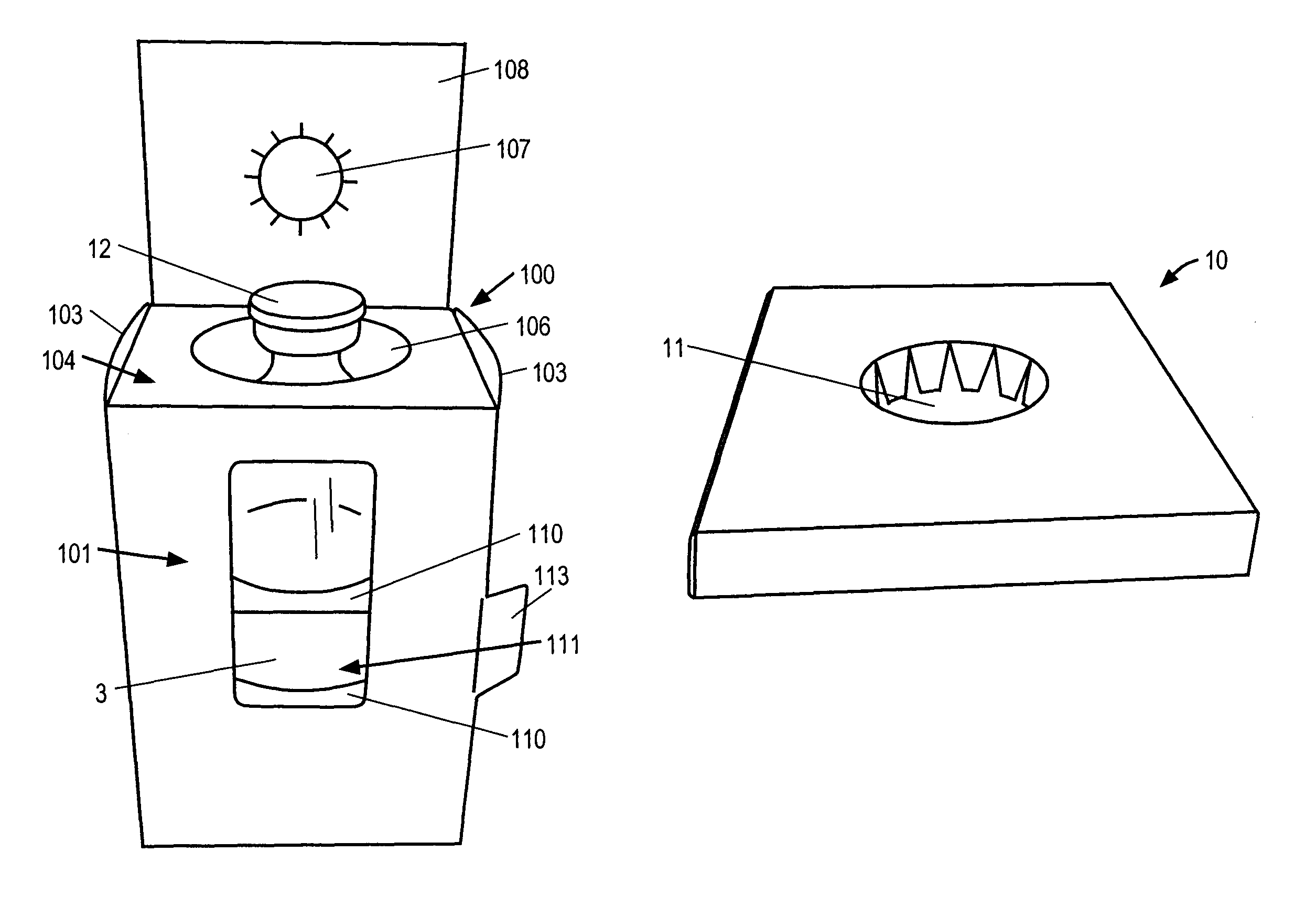 Packaging for medicine for clinical trials or commercial use