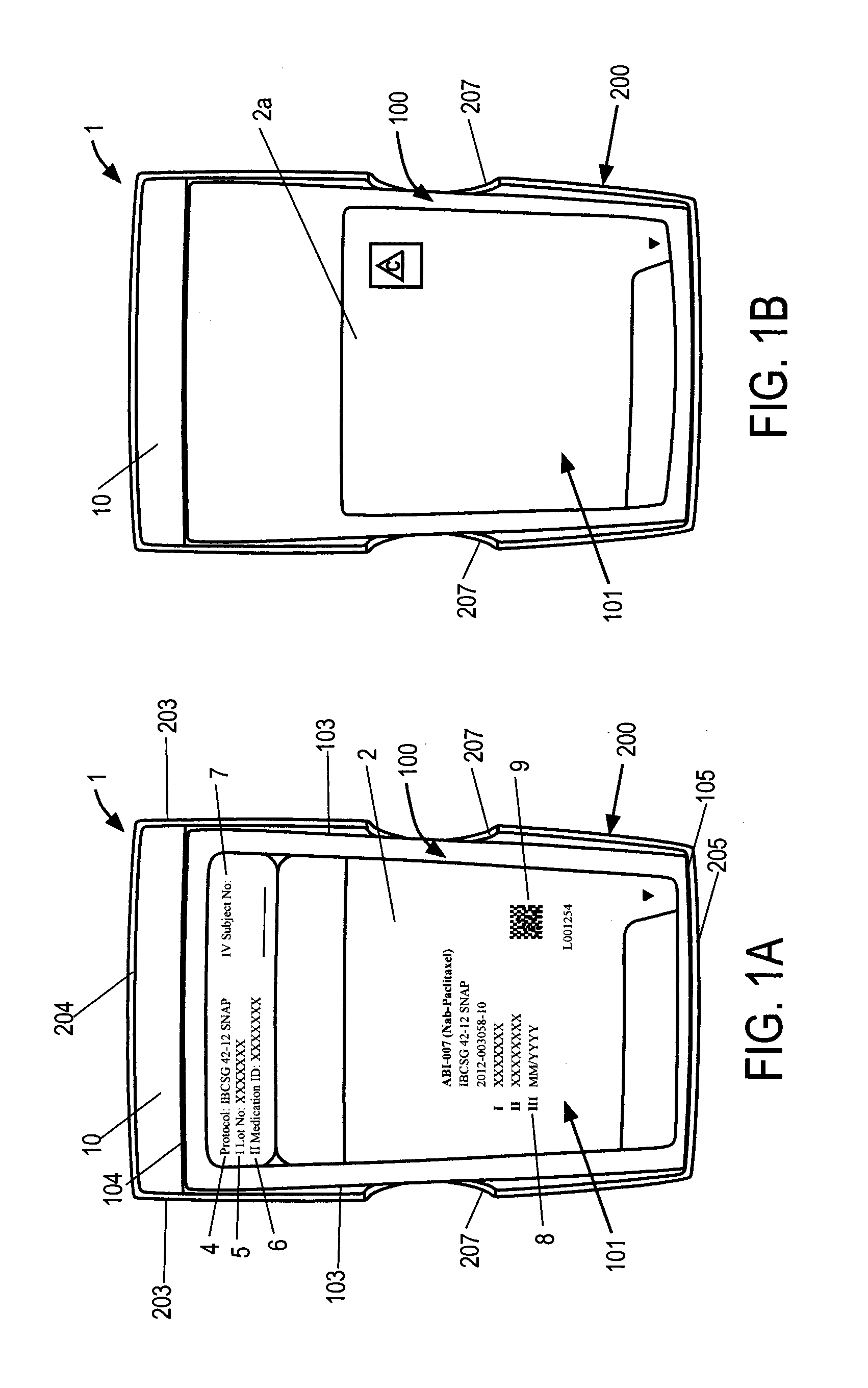 Packaging for medicine for clinical trials or commercial use