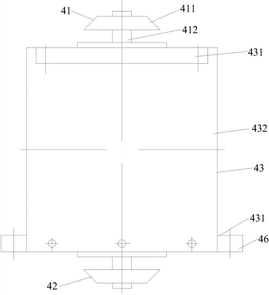 Linear square paper tube manufacturing equipment