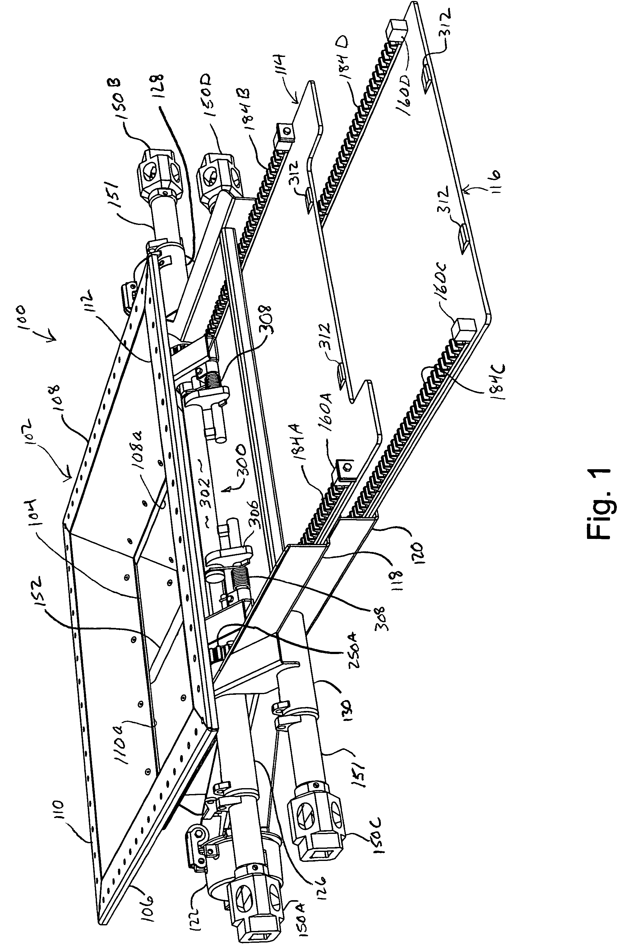 Drive system for a railway hopper car discharge gate
