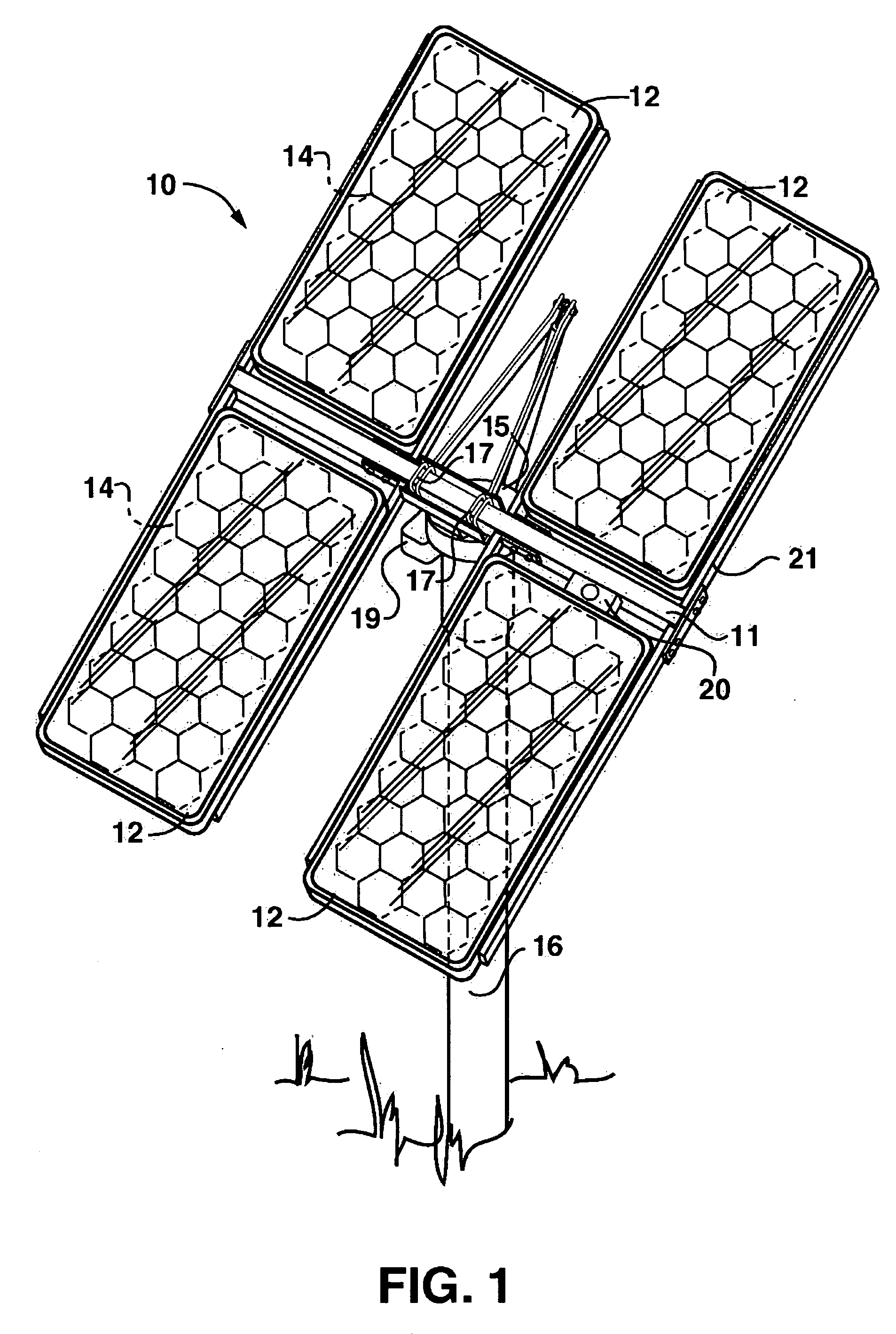 Concentrator solar photovoltaic array with compact tailored imaging power units
