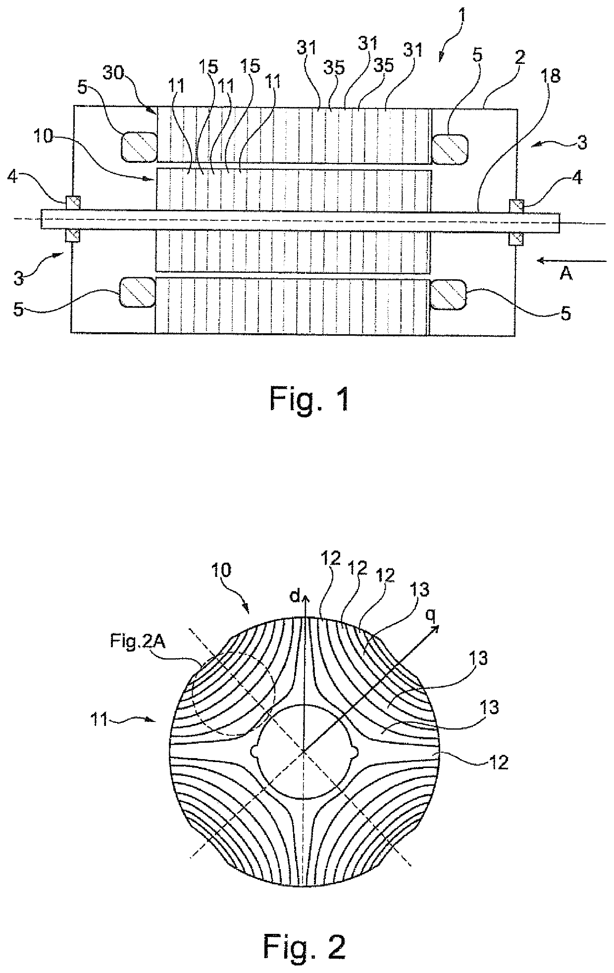 Rotor for a reluctance machine