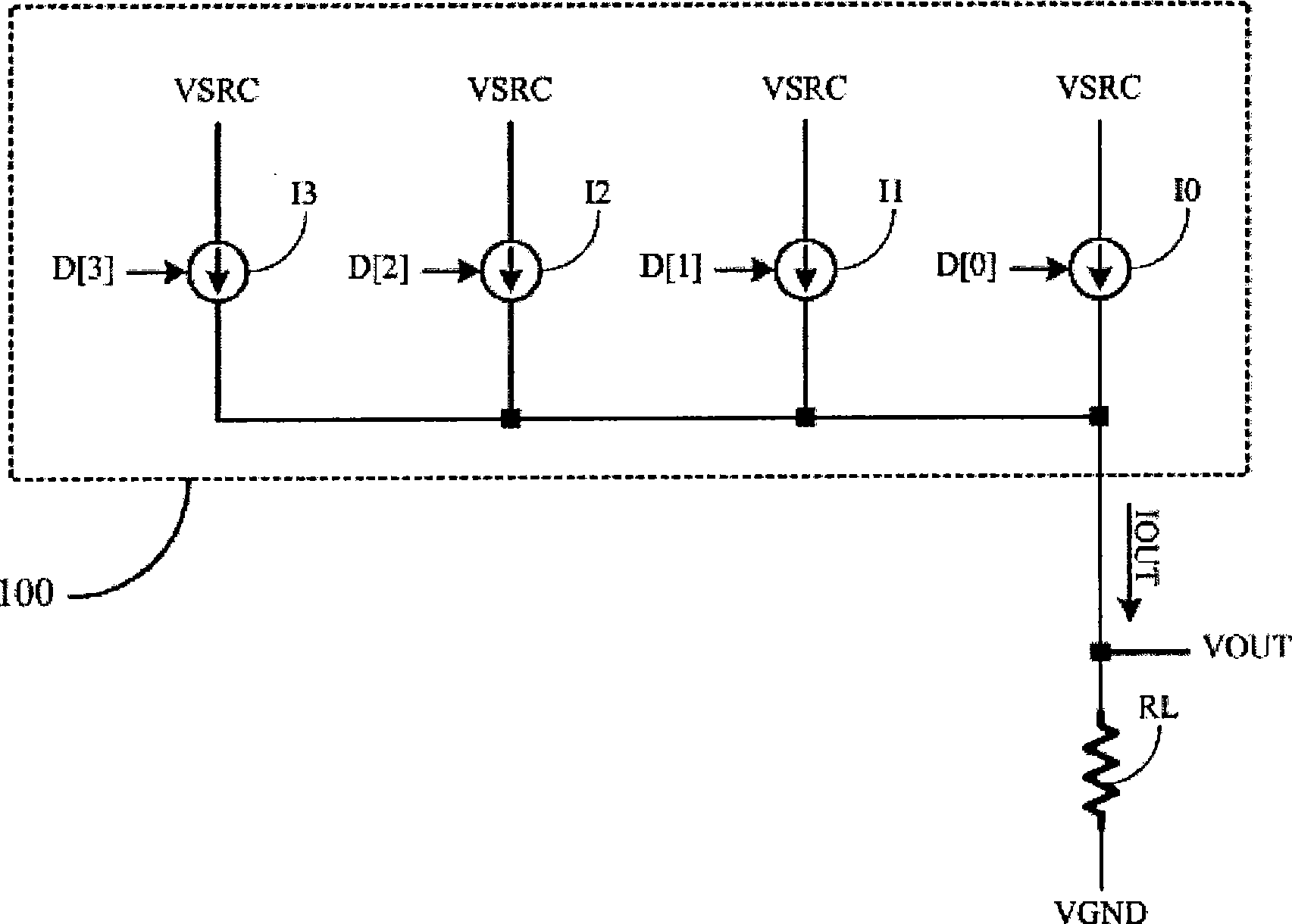 Self-calibrating digital-to-analog converter and method thereof