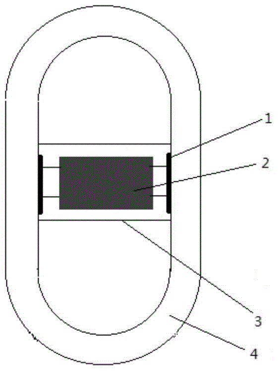 A method for detecting the tension of a circular link chain on a scraper conveyor